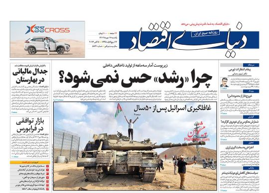 صفحه اول روزنامه های سیاسی، اقتصادی و ورزشی یکشنبه 16 مهر 1402: یی صفحه اول روزنامه های سیاسی، اقتصادی و ورزشی یکشنبه 16 مهر 1402: یی